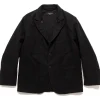 Engineered Garments Bedford Jacket Cotton Moleskin Black>Men Outerwear