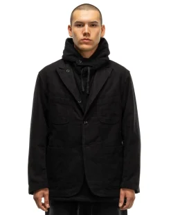 Engineered Garments Bedford Jacket Cotton Moleskin Black><noscript><img width=