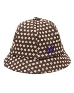 Needles Bermuda Hat-Poly Jacquard Polka Dot>Men Headwear