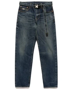 sacai Beyondexx Denim Pants Blue>Men Bottoms