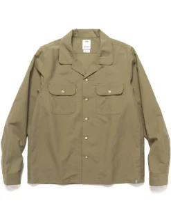 visvim Boomer Shirt L/S (W/L) Olive>Men Shirts