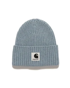 sacai Carhartt Wip Beanie Light Blue>Men Headwear