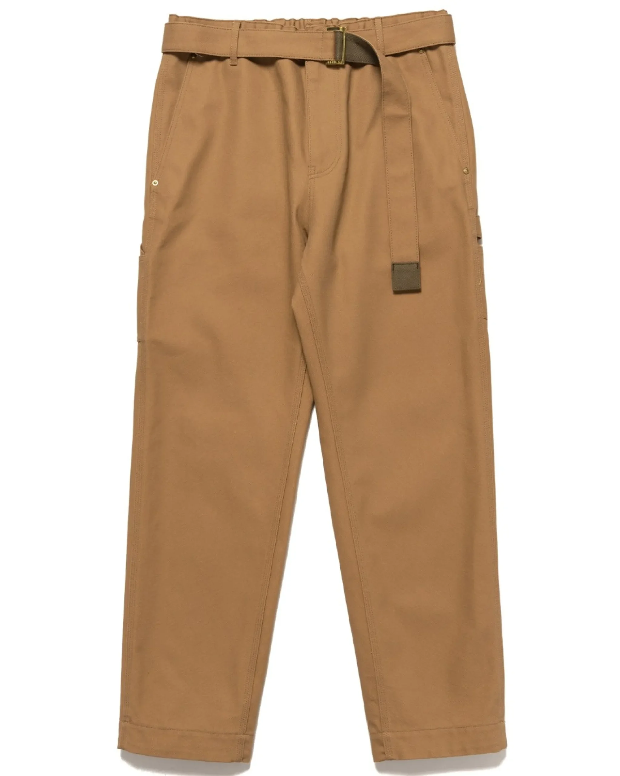 sacai Carhartt Wip Canvas Pants Beige>Men Bottoms