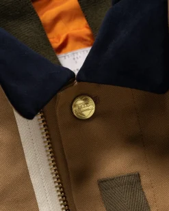 sacai Carhartt Wip Canvas X Ma-1 Jacket Detroit Beige><noscript><img width=