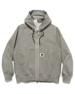 sacai Carhartt Wip Hoodie Light Gray>Men Sweaters