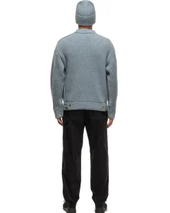 sacai Carhartt Wip Knit Pullover Detroit Light Blue><noscript><img width=