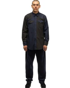 Engineered Garments Carlyle Pant 8W Corduroy Dk.Navy>Men Bottoms