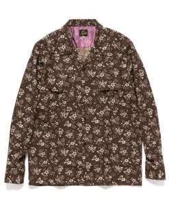 Needles Classic Shirt-Wool Viera/Printed Floral>Men Shirts