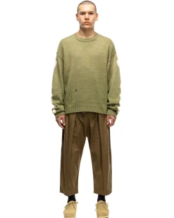 KAPITAL Combed Burberry Cotton Easy-Beach-Go Pants Beige>Men Bottoms