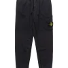 Stone Island Cotton Fleece Garment Dyed 1 Pocket Sweatpant Navy Blue>Men Bottoms
