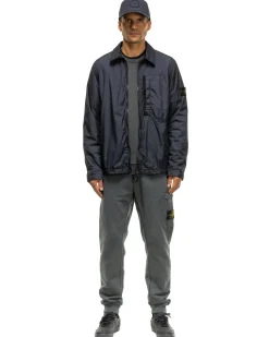 Stone Island Cotton Fleece Garment Dyed 1 Pocket Sweatpant Lead Grey>Men Bottoms