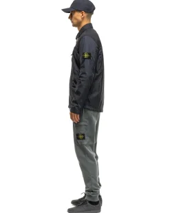Stone Island Cotton Fleece Garment Dyed 1 Pocket Sweatpant Lead Grey><noscript><img width=