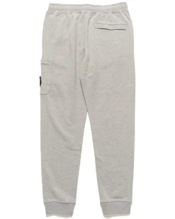 Stone Island Cotton Fleece Garment Dyed 1 Pocket Sweatpant Melange Grey><noscript><img width=