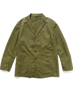 Kapital Cotton Linen Chino Cloth Randonneur Bike Jkt Khaki>Men Outerwear