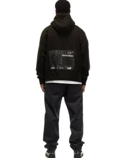 CAV EMPT Curved Switch Hooded Sweatshirt Black><noscript><img width=