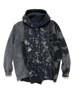 Needles 5 Cuts Hoody-B&W Mishmash>Men Sweaters