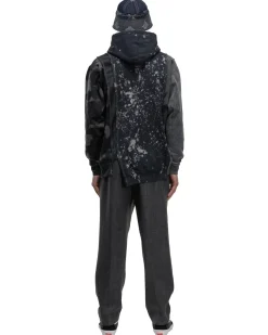 Needles 5 Cuts Hoody-B&W Mishmash><noscript><img width=