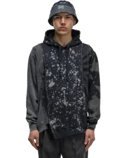 Needles 5 Cuts Hoody-B&W Mishmash><noscript><img width=