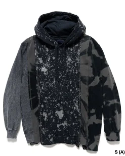 Needles 5 Cuts Hoody-B&W Mishmash><noscript><img width=