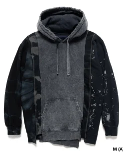 Needles 5 Cuts Hoody-B&W Mishmash><noscript><img width=