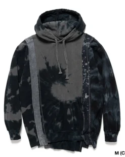 Needles 5 Cuts Hoody-B&W Mishmash><noscript><img width=