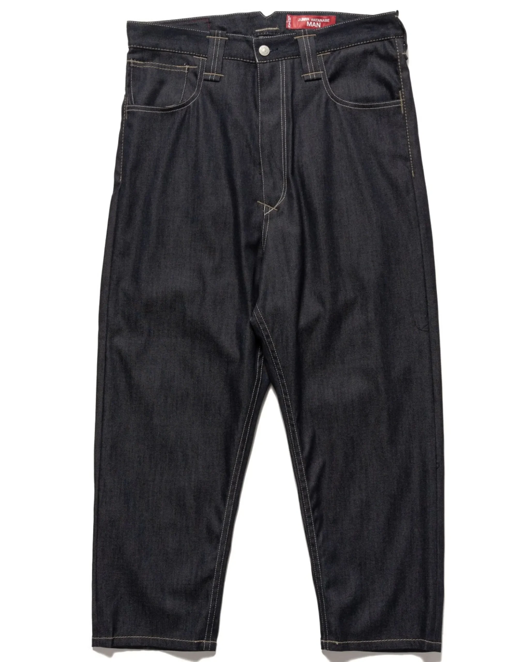 Junya Watanabe MAN Drop Crotch Denim Indigo>Men Bottoms