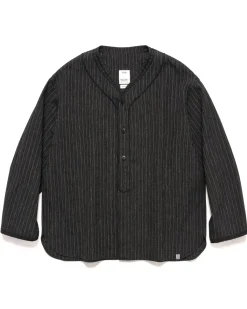 visvim Dugout L/S Santome Black>Men Shirts