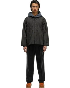 visvim Dugout L/S Santome Black>Men Shirts