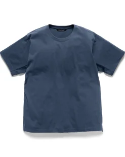 HAVEN Excel Relaxed Fit T-Shirt S/S-Siro Cotton Jersey Nightshadow>Men T-Shirts