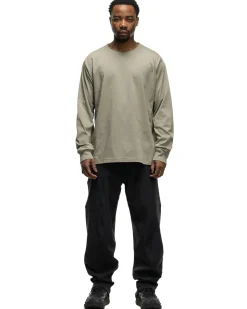 HAVEN Excel Relaxed Fit T-Shirt L/S-Siro Cotton Jersey Sage>Men T-Shirts