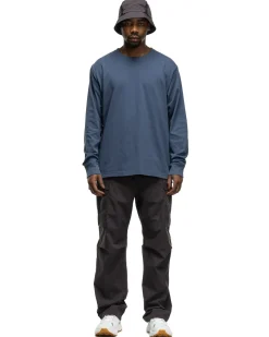 HAVEN Excel Relaxed Fit T-Shirt L/S-Siro Cotton Jersey Nightshadow>Men T-Shirts