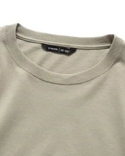 HAVEN Excel Relaxed Fit T-Shirt S/S-Siro Cotton Jersey Sage><noscript><img width=