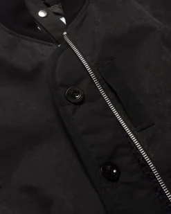 sacai Faux Suede Mix Blouson Black><noscript><img width=