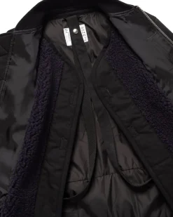 sacai Faux Suede Mix Blouson Black><noscript><img width=