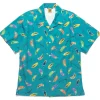 Human Made Feather Aloha Shirt Blue>Men Shirts