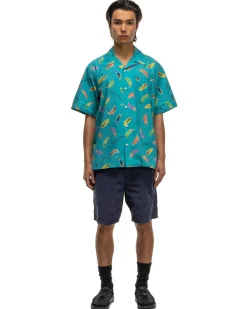 Human Made Feather Aloha Shirt Blue>Men Shirts