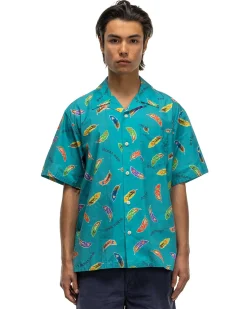 Human Made Feather Aloha Shirt Blue><noscript><img width=