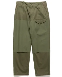 Engineered Garments Field Pant Cotton Herringbone Twill Olive>Men Bottoms