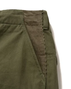 Engineered Garments Field Pant Cotton Herringbone Twill Olive><noscript><img width=