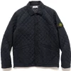 Stone Island 50 Fili Quilted-Tc Jacket Navy Blue>Men Outerwear