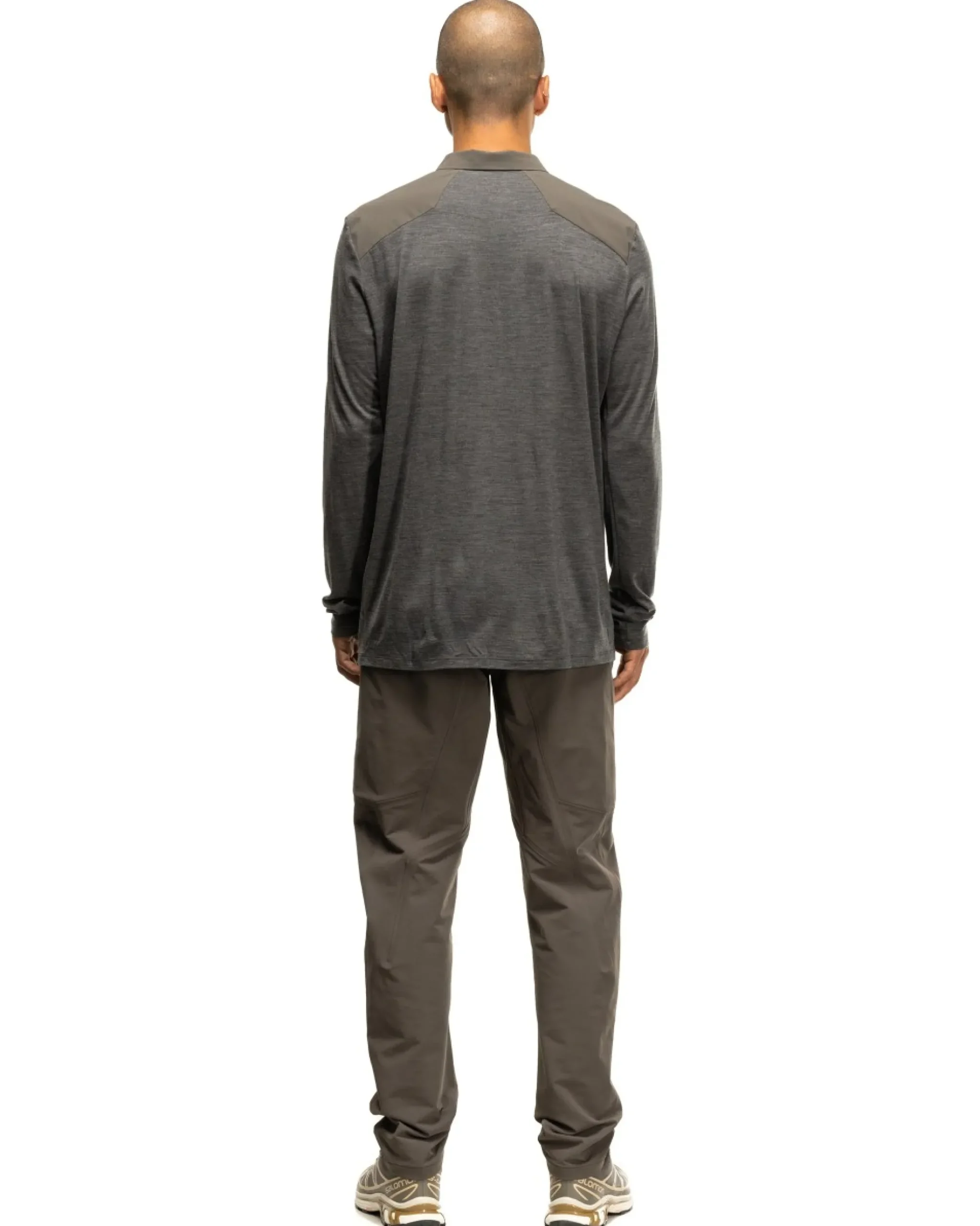 Veilance Frame Ls Polo Shade Heather>Men Shirts