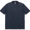 Veilance Frame Ss Polo Shirt Black Sapphire>Men T-Shirts