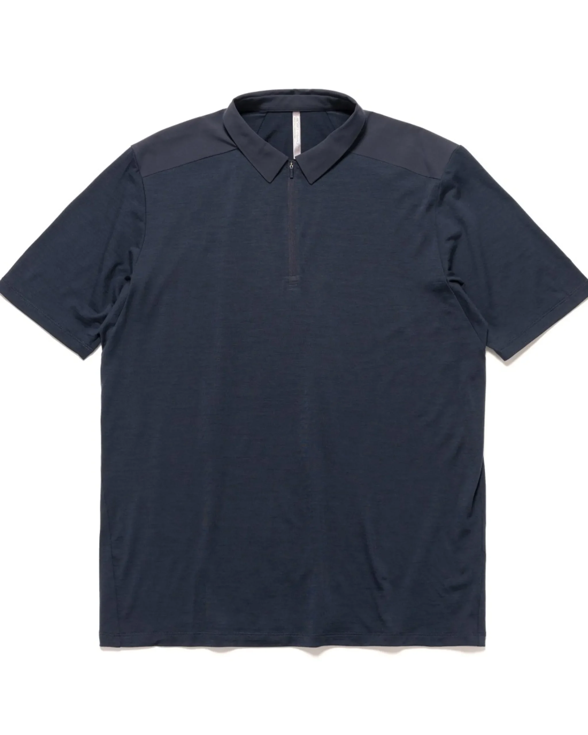 Veilance Frame Ss Polo Shirt Black Sapphire>Men T-Shirts