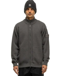 Stone Island Ghost Piece Wool Zip Sweater Dark Grey><noscript><img width=