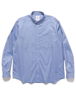 Uniform Experiment Giza Oxford B.D Shirt Navy>Men Shirts