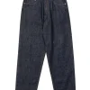 AURALEE Hard Twist Denim Wide Pants Indigo>Men Bottoms