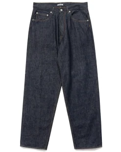 AURALEE Hard Twist Denim Wide Pants Indigo>Men Bottoms
