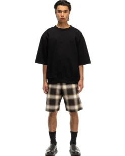 Sophnet. Hem Ribbed S/S Top Black>Men T-Shirts