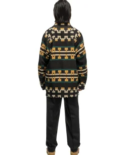 visvim Hopiland Coat Native Blanket Black><noscript><img width=