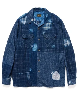 KAPITAL Idg Patchwork Nora-Dot Board Shirt Idg>Men Shirts